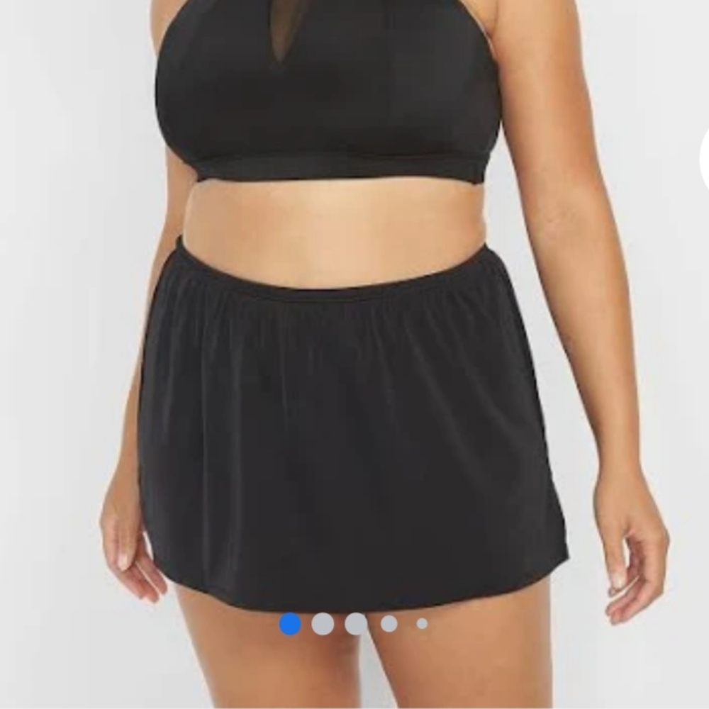 CACIQUE Swim Bottom Skirt Sz 14